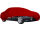 Car-Cover Samt Red with Mirror Bags for Peugeot 307 und 307CC