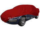 Car-Cover Satin Red mit Spiegeltasche für Renault...