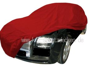 Car-Cover Satin Red mit Spiegeltasche für Rolls-Royce...
