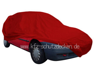 Car-Cover Satin Red mit Spiegeltasche für Seat Arosa