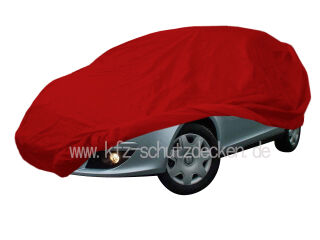 Car-Cover Satin Red mit Spiegeltaschen für Seat Toledo