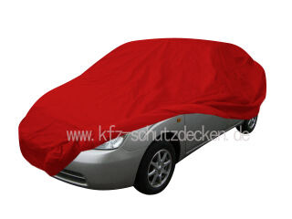 Car-Cover Satin Red mit Spiegeltaschen für Toyota Prius