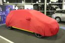 Car-Cover Samt Red with Mirror Bags for Toyota Yaris
