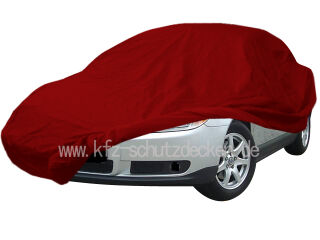 Car-Cover Satin Red mit Spiegeltasche für Volvo S 80