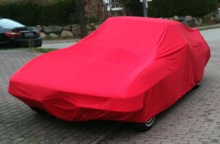 Car-Cover Satin Red für Chevrolet Corvette C2