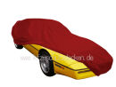 Car-Cover Samt Red for Chevrolet Corvette C4