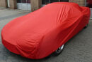 Car-Cover Samt Red for Chevrolet Corvette C4