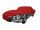 Car-Cover Samt Red for Mercedes 220SE/C - 300 SE/C Coupe & Cabrio