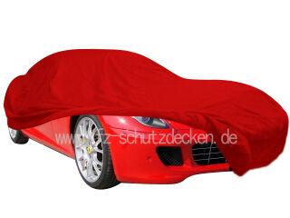 Car-Cover Satin Red für Ferrari 599