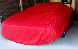 Car-Cover Samt Red for Ferrari F355