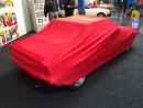 Car-Cover Samt Red for Fiat X 1/9