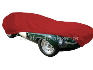 Car-Cover Satin Red für Jaguar D-Type