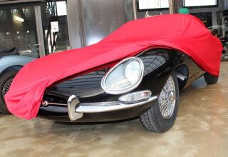 Car-Cover Satin Red für Jaguar E-Type