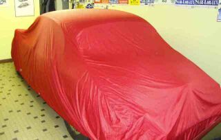 Car-Cover Satin Red für Jaguar MK2