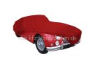 Car-Cover Samt Red for Jaguar XK 140