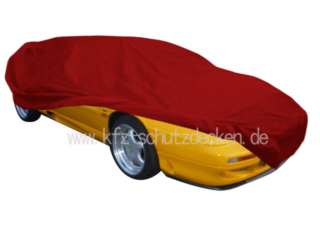 Autoabdeckung - Vollgarage - Car-Cover Samt Red für Lotus Esprit