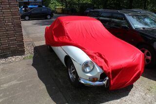 Car-Cover Satin Red für MG-B
