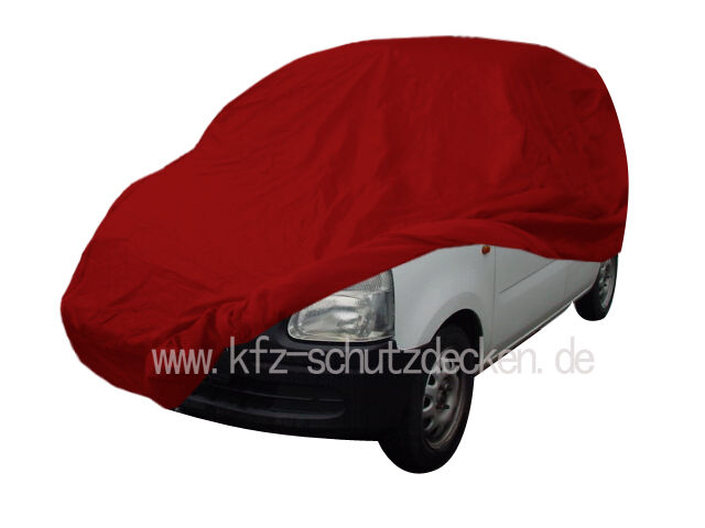 Autoabdeckung - Vollgarage - Car-Cover Samt Red für Opel Agila