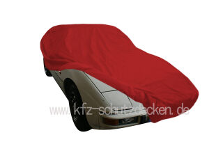 Car-Cover Satin Red für Porsche 924