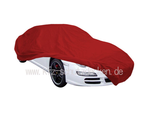 Autoabdeckung - Vollgarage - Car-Cover Samt Red für Porsche 997