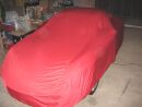 Car-Cover Samt Red for Porsche Boxster