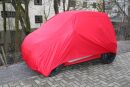 Indoor Car-Cover Satin Red für Smart ForTwo...