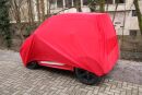 Car-Cover Samt Red for Smart ForTwo
