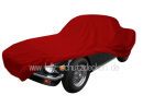 Car-Cover Samt Red for Triumph TR 4 / TR6