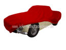 Car-Cover Samt Red for Triumph TR3