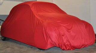 Car-Cover Satin Red für VW Käfer