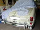 Car-Cover Satin White für Mercedes 220S / SE Ponton...