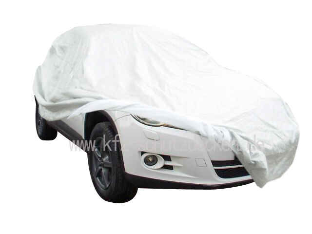 Autoabdeckung - Vollgarage - Car-Cover Satin White für VW Tiguan