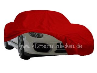 Car-Cover Satin Red für Porsche Boxster Spyder