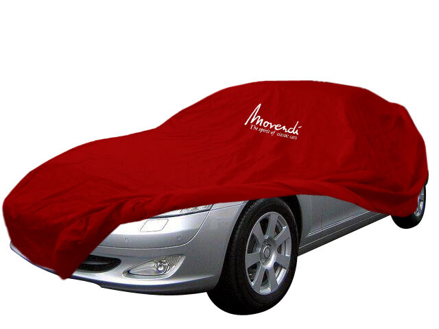 Autoabdeckung - Vollgarage - Car-Cover Samt Red mit Spiegeltasche für