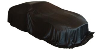 Präsentations Abdeckung Satin Black für Fahrzeuge bis 430cm Länge