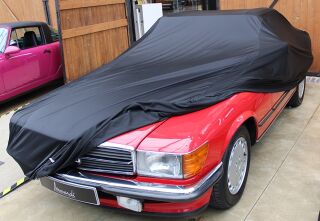 Car-Cover Satin Black ohne Spiegeltaschen für Mercedes Cabriolet R107