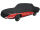 Car-Cover Satin Black for Fiat 850 Sport Spider & Coupe
