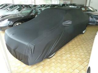 Car-Cover Satin Black mit Spiegeltaschen für BMW 3er...