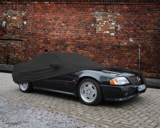 Car-Cover Satin Black mit Spiegeltasche für Mercedes SL...