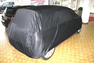 Car-Cover Satin Black mit Spiegeltaschen für Opel Corsa D ab 2008