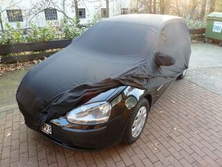 Car-Cover Satin Black mit Spiegeltaschen für VW Golf V