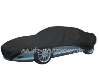 Car-Cover Satin Black with mirror pockets for Aston Martin DB9