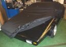 Car-Cover Satin Black with mirror pockets for Lotus Esprit