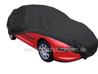 Car-Cover Satin Black mit Spiegeltaschen für Peugeot 206