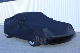 Car-Cover Satin Black  mit Spiegeltaschen für Porsche 911...