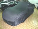 Car-Cover Satin Black mit Spiegeltaschen für Porsche 993 mit Heckflügel