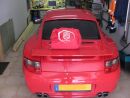 Car-Cover Samt Red with Mirror Bags for Porsche 997