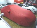 Car-Cover Samt Red with Mirror Bags for Porsche 997