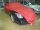 Car-Cover Satin Red mit Spiegeltaschen für Porsche Boxster