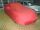 Car-Cover Samt Red with Mirror Bags for Porsche Cayman